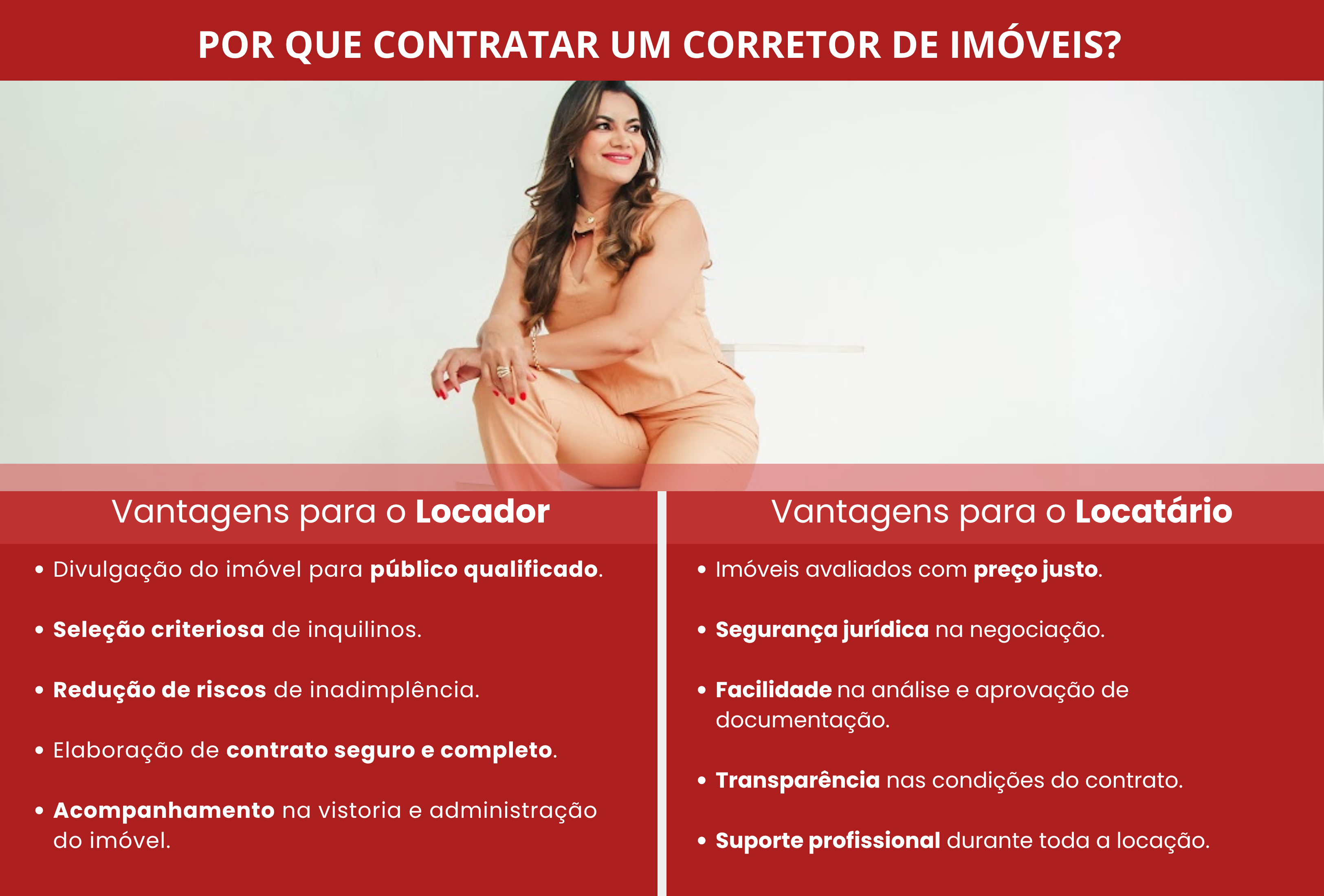 Vantagens Corretor
